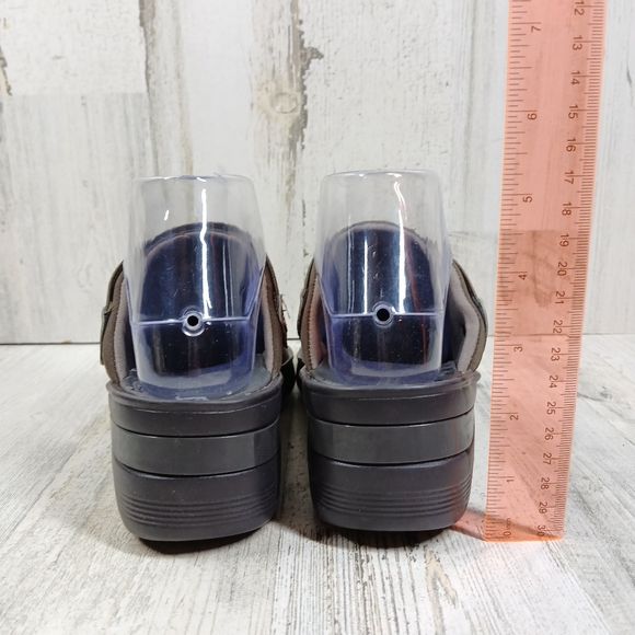 Bzees Dancer Taupe Fabric Slip-On Comfort Wedge Shoes #1504 - Picture 8 of 12